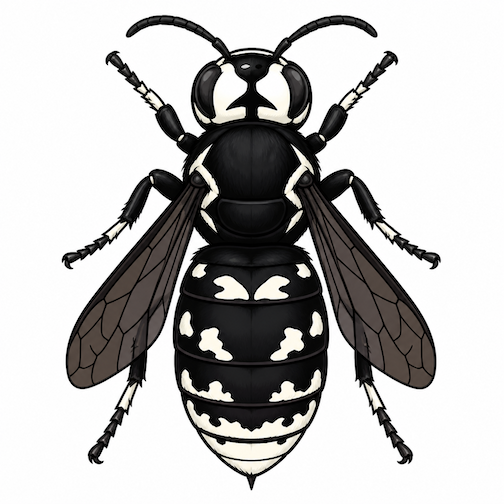 Bald-faced hornet in Pittsburgh