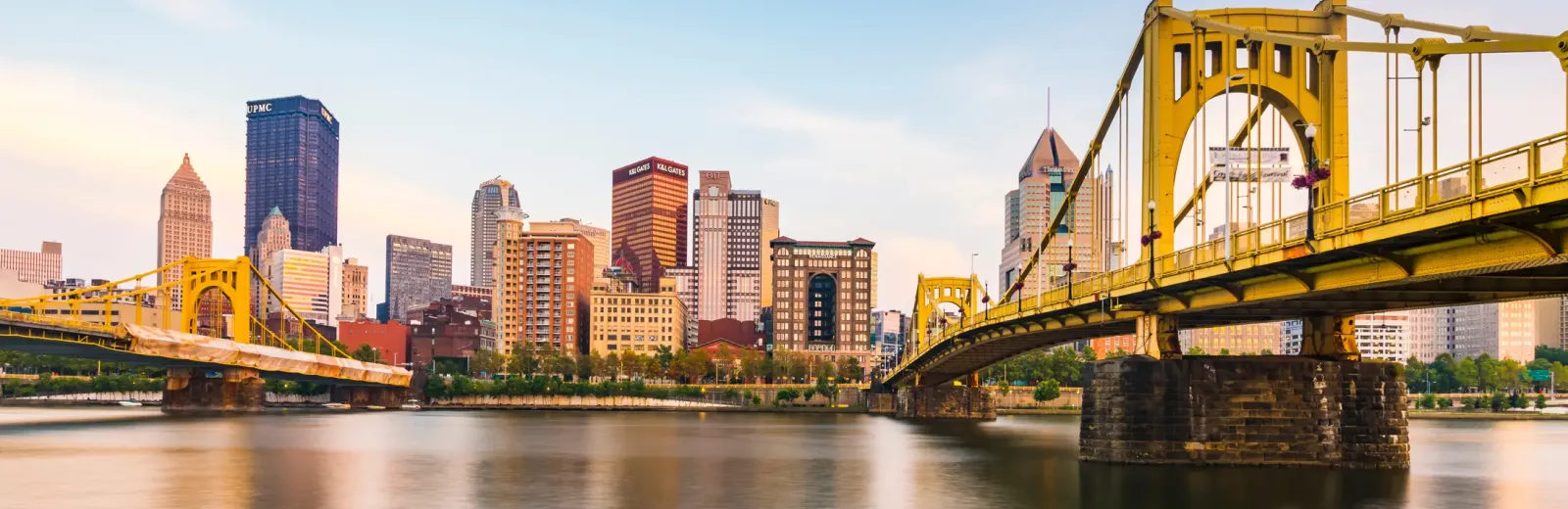 Pittsburgh, PA downtown bridge