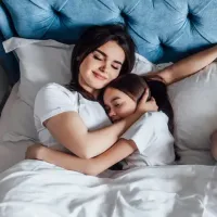 family sleeping