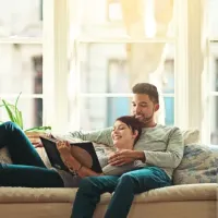 people on couch