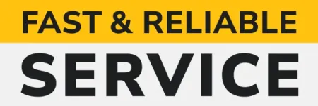 Fast and Reliable Service Badge